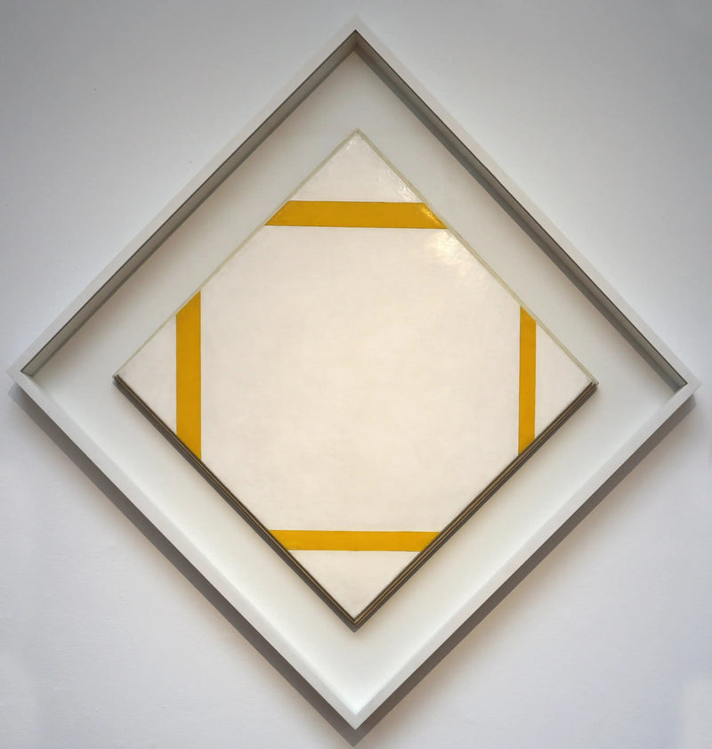 Komposition med gula linjer - Piet Mondrian