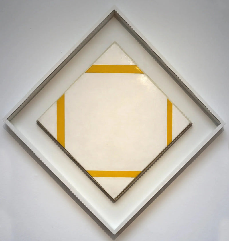 Komposition med gula linjer - Piet Mondrian