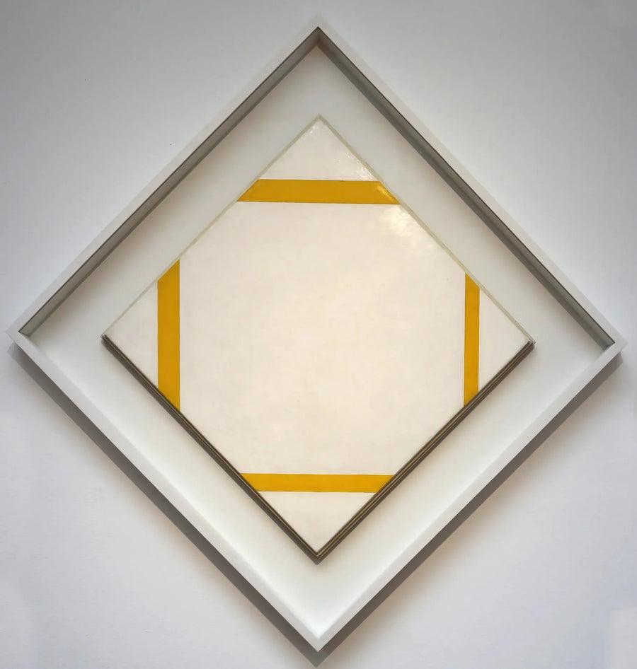 Komposition med gula linjer - Piet Mondrian