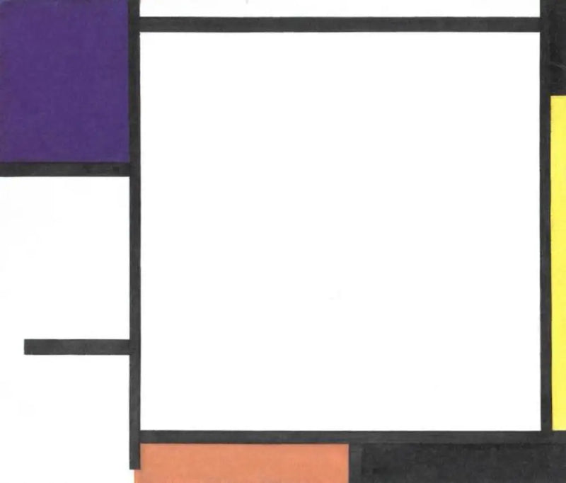 Komposition med blått, svart, gult och rött - Piet Mondrian