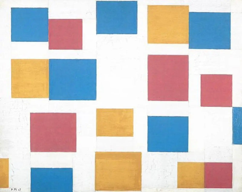 Komposition med färgplaner 4 - Piet Mondrian