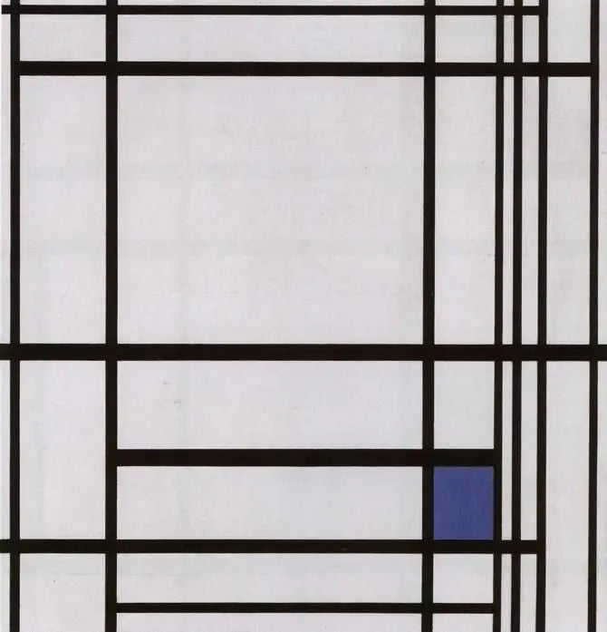 Linjers och färgers komposition: III - Piet Mondrian