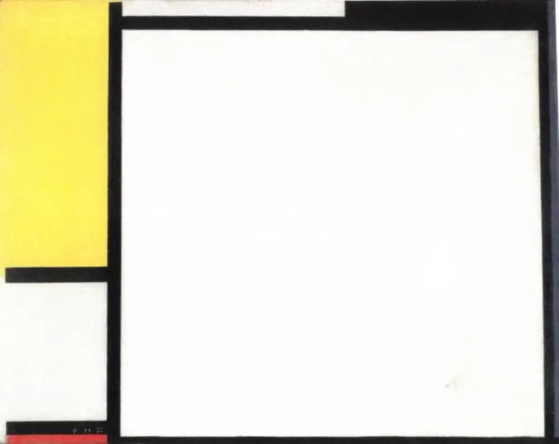 Komposition i röd, gul och blå - Piet Mondrian