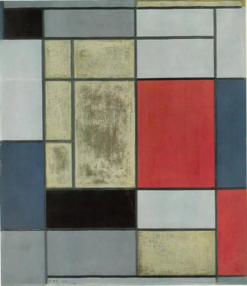 Komposition I - Piet Mondrian