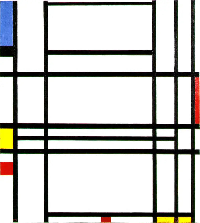 Komposition nr 10 - Piet Mondrian