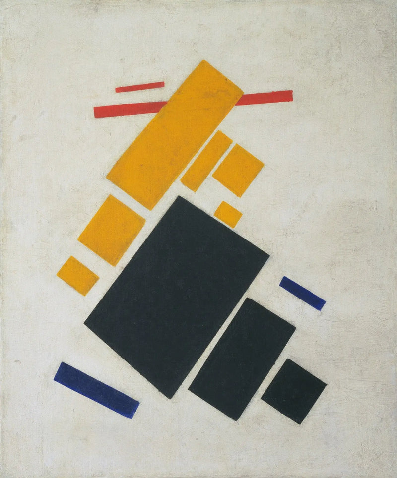 Suprematistisk komposition: Flygplan i flykt - Kazimir Malevich