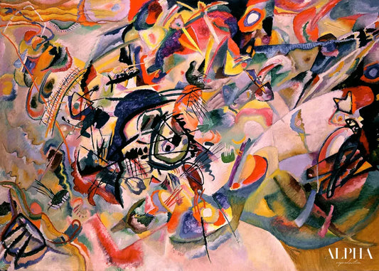 Composition VII - Vassily Kandinsky - Reproductions de tableaux et peintures haut de gamme