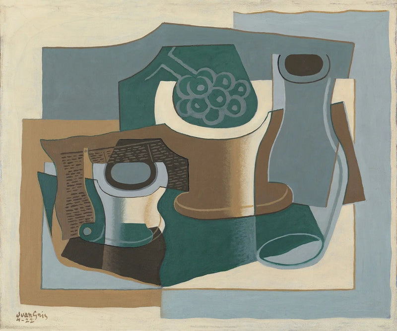 Fruktskål och kanna - Juan Gris