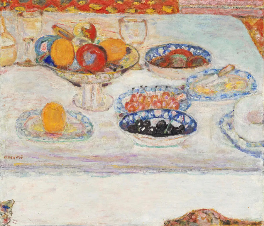 Fruktskålar och tallrikar - Pierre Bonnard
