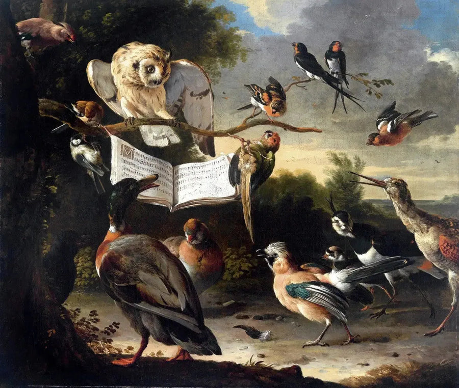 Fågelkonsert - Melchior de Hondecoeter