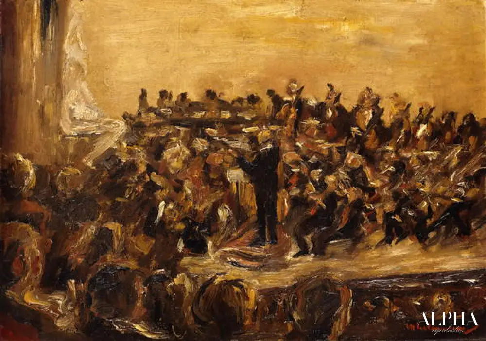 Concert symphonique à l'Opéra d'État, Unter den Linden, Berlin - Max Liebermann - Reproductions de tableaux et peintures haut de gamme