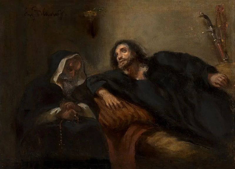 Giaourens bekännelse - Eugène Delacroix