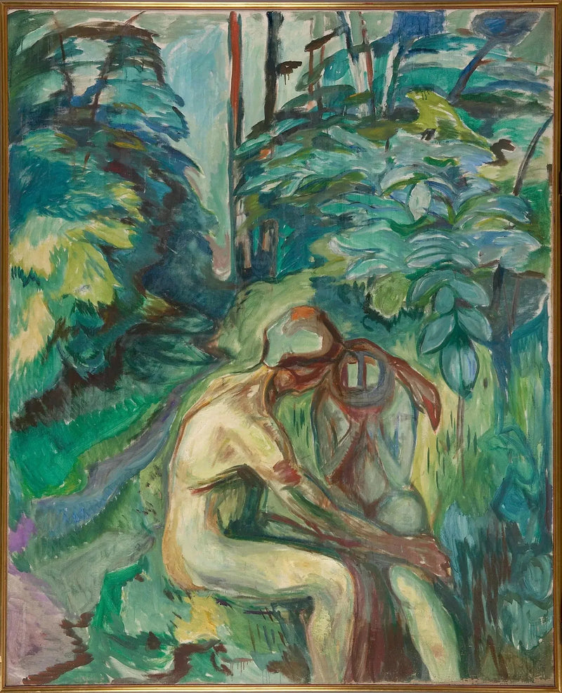 Trots i skogen - Edvard Munch