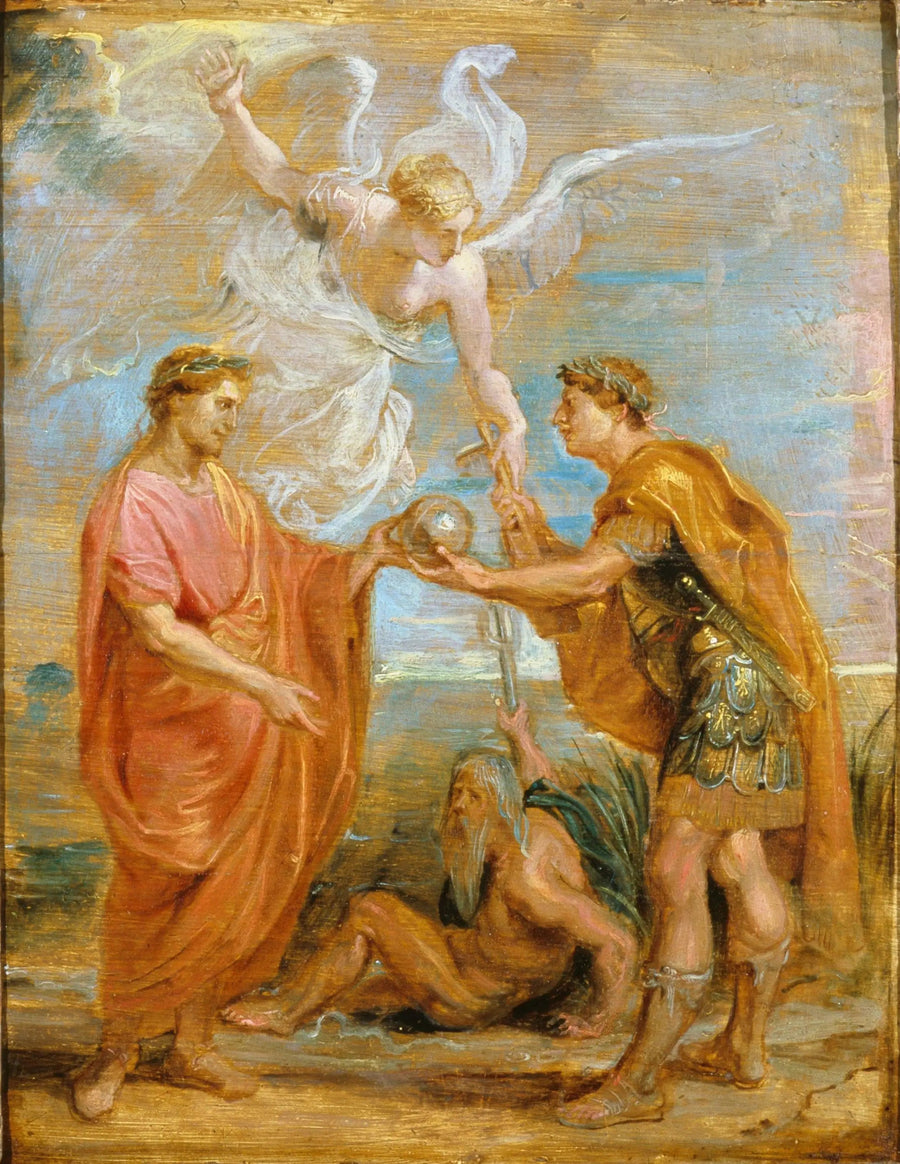Constance utser Constantin till sin efterträdare - Peter Paul Rubens