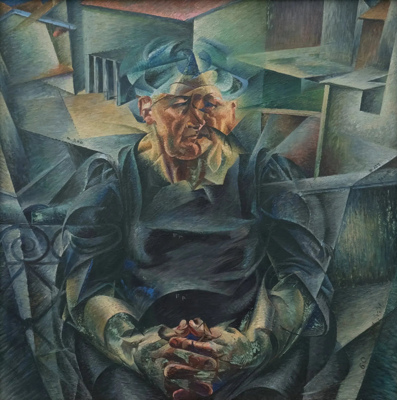 Horisontell konstruktion - Umberto Boccioni