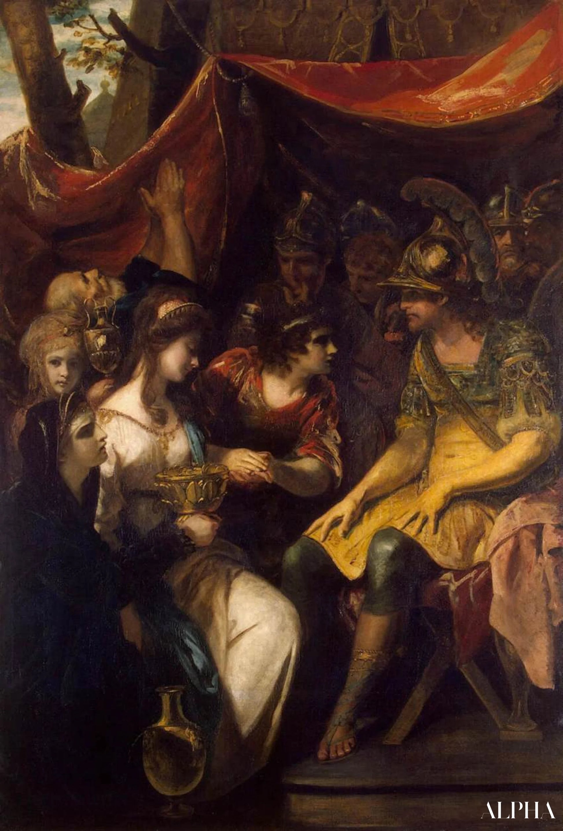 Continence de Scipion - Joshua Reynolds - Reproductions de tableaux et peintures haut de gamme