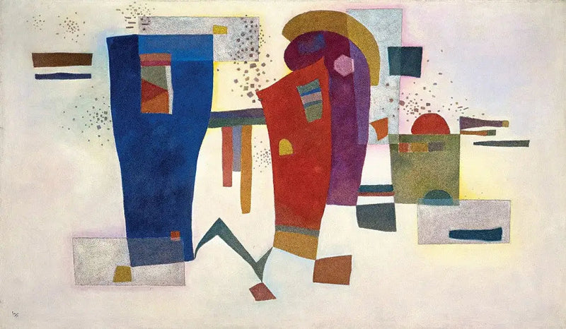 Kontrast med följe - Vassily Kandinsky