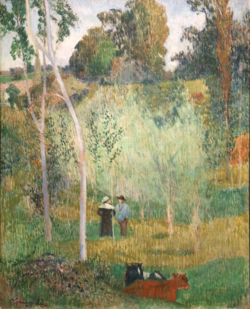 Samtal i ängarna, Pont-Aven - Paul Gauguin