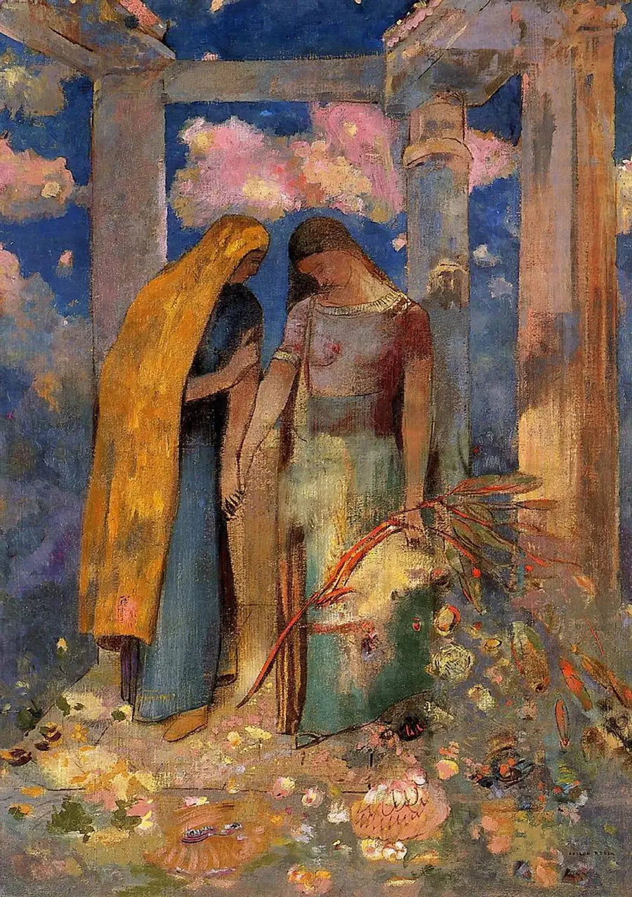 Mystisk konversation - Odilon Redon