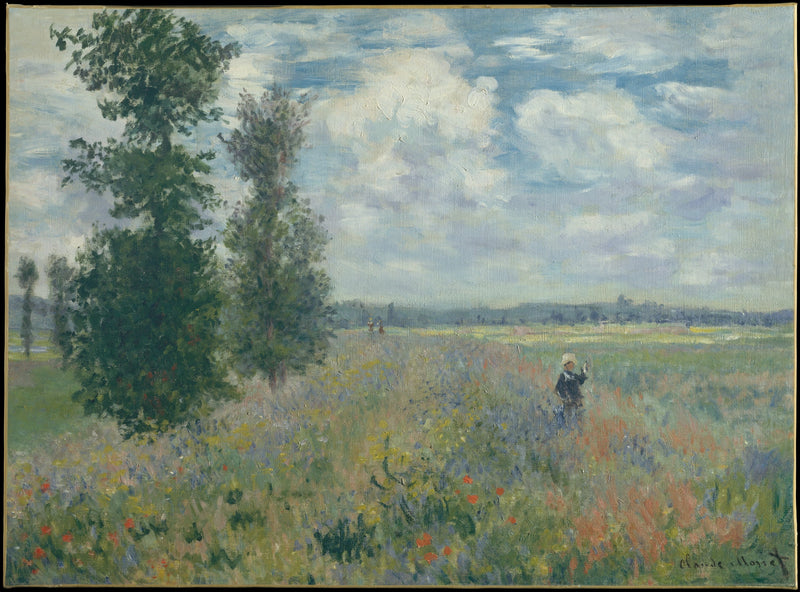 Vallmofält nära Argenteuil W380 - Claude Monet