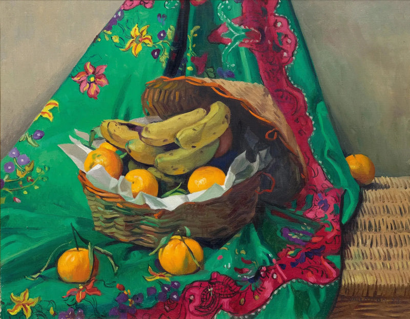 Mandarins- och banankorg - Félix Vallotton