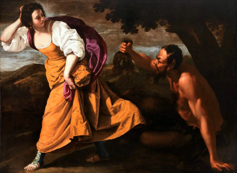 Corisca och Satyrn - Artemisia Gentileschi