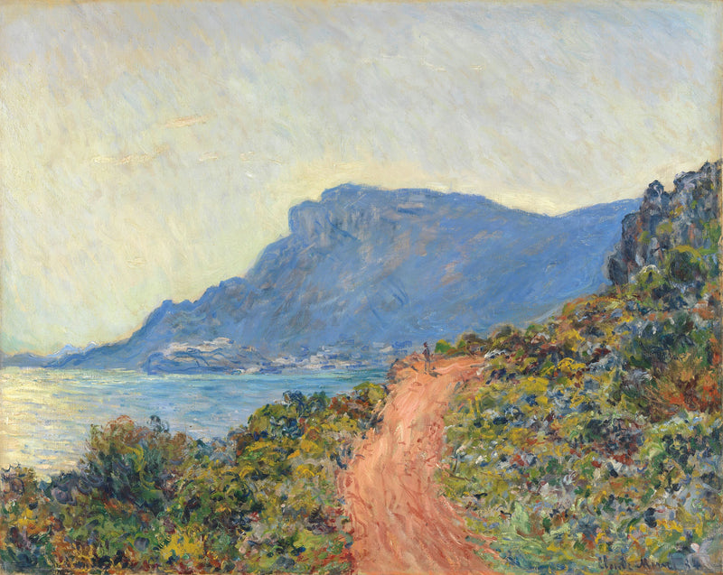 La Corniche nära Monaco - Claude Monet
