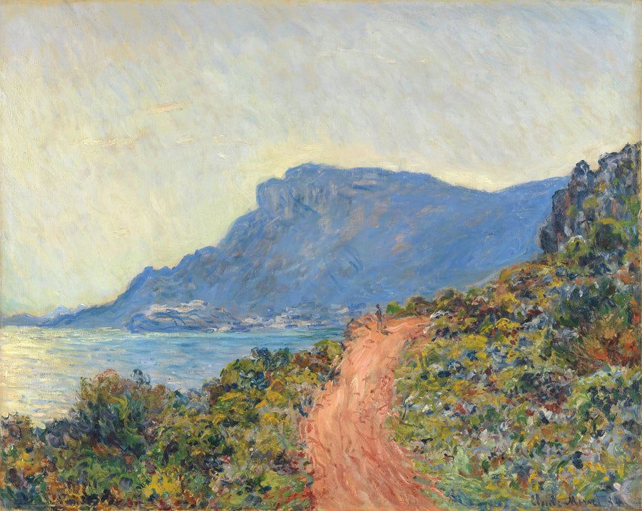 La Corniche nära Monaco - Claude Monet