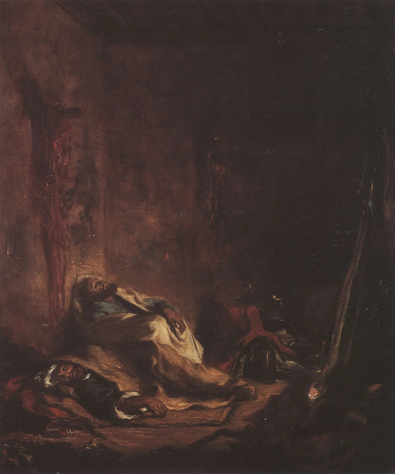 Vakthus i Meknès - Eugène Delacroix