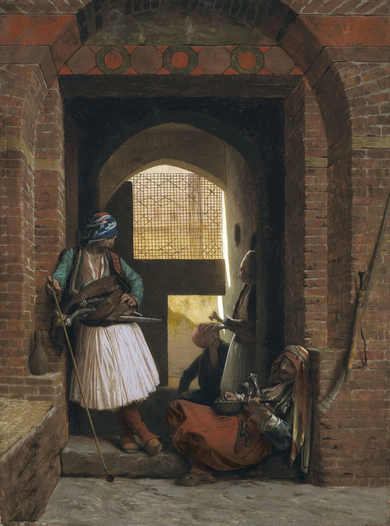 Vaktkropp av bedragare i Kairo - Jean-Léon Gérôme