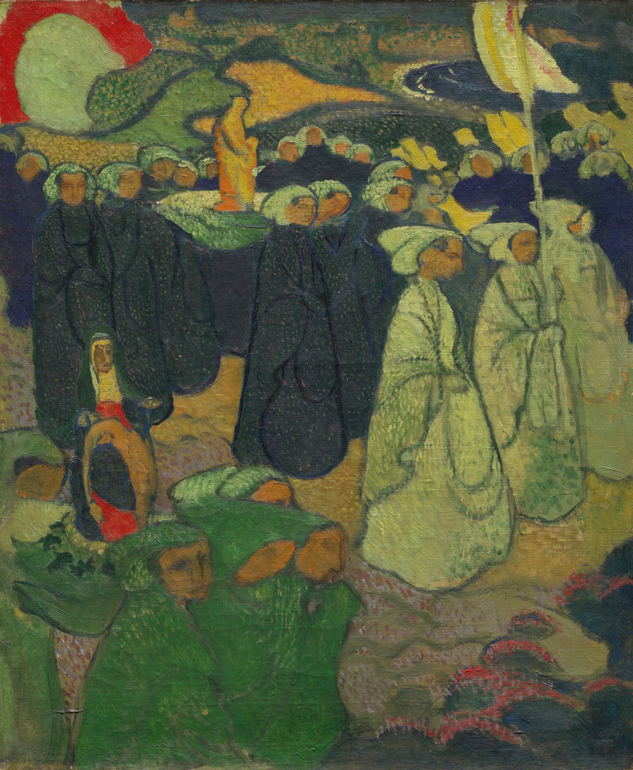 Cortège eller Pardon i Perros-Guirec - Maurice Denis