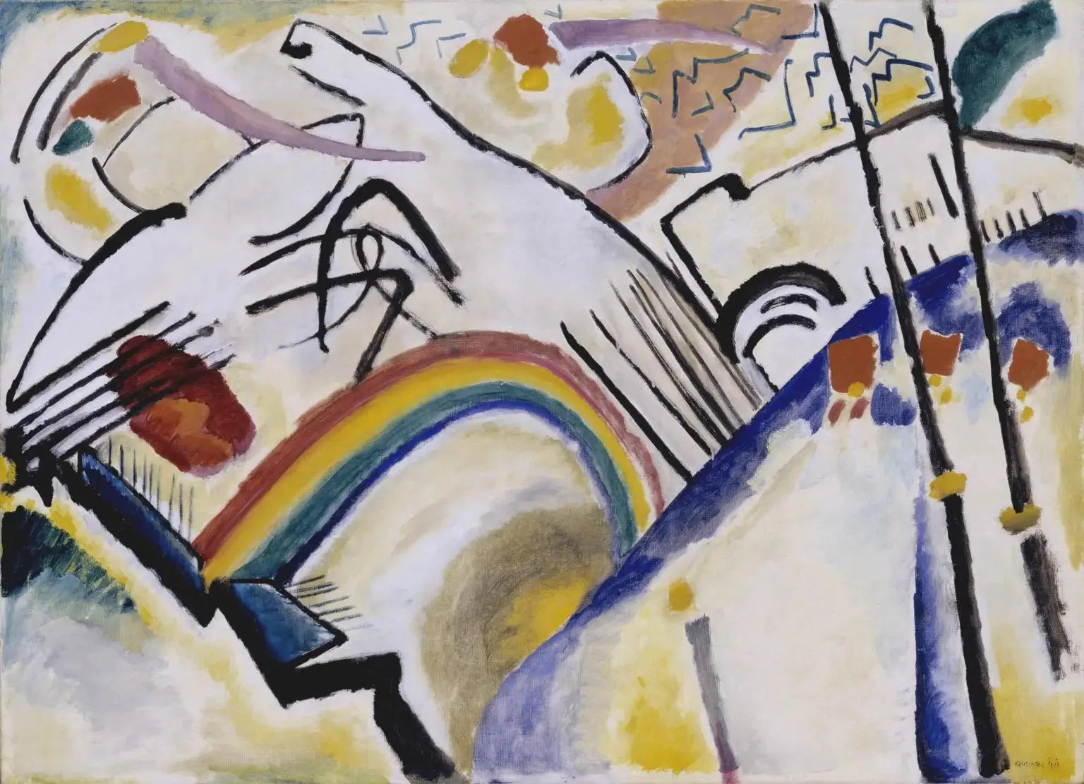 Cosaques - Vassily Kandinsky image 1 reproduction de peinture à l’huile