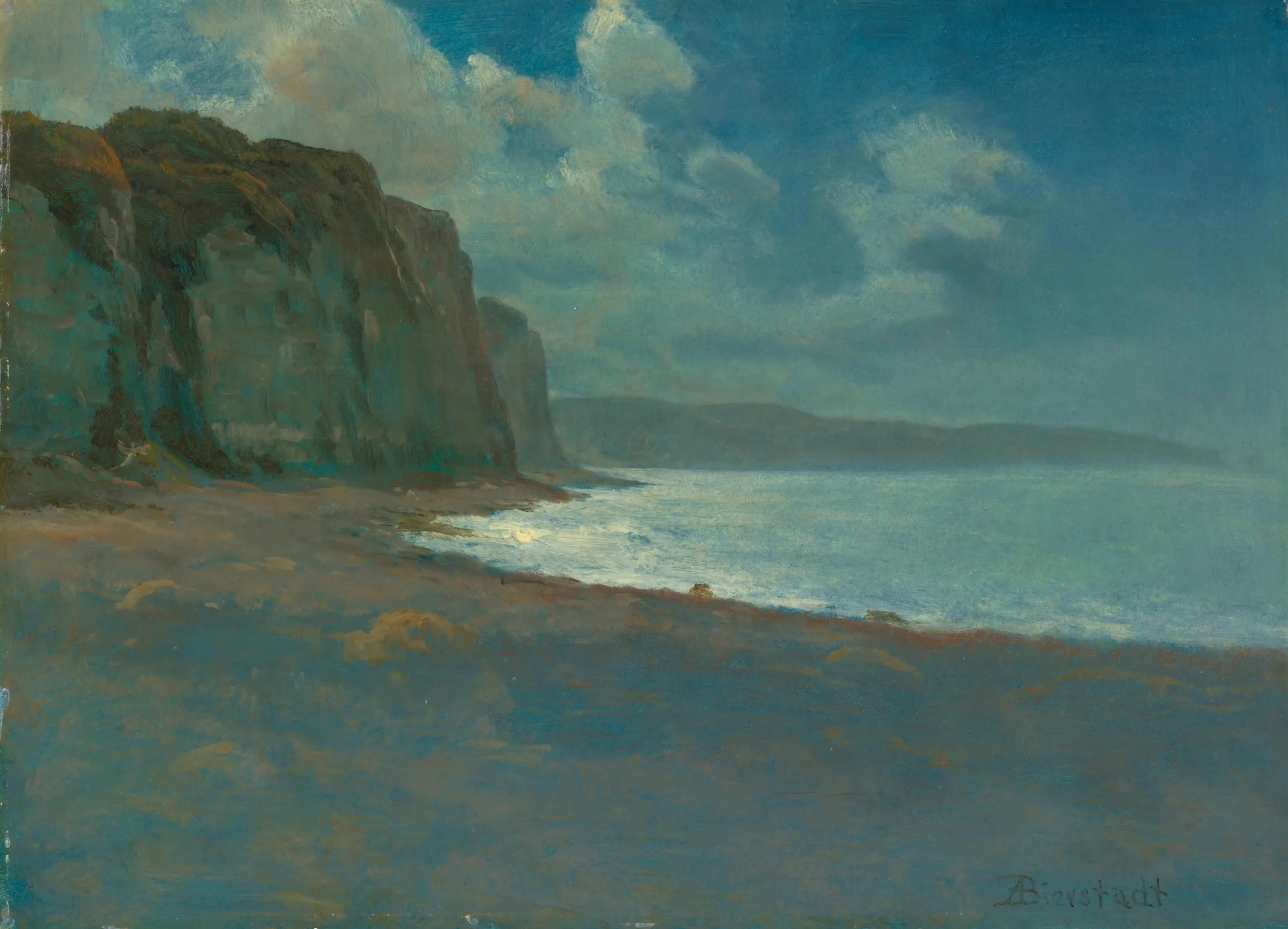 Côte du comté de San Mateo - Albert Bierstadt - Alpha Reproduction