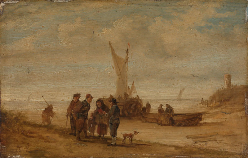Flandriska kusten - David Teniers den yngre