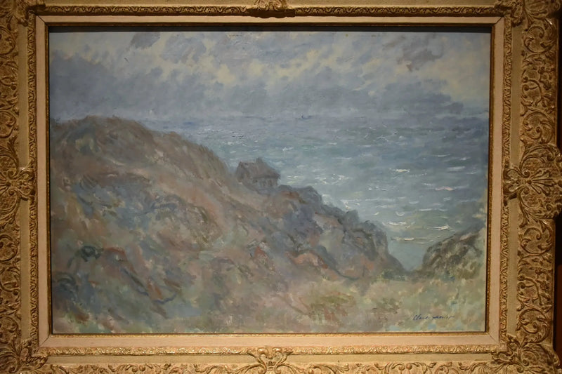 Stuga på klipporna nära Varengeville - Claude Monet