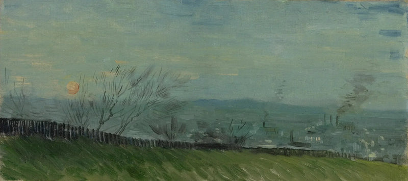 Solnedgång i Montmartre - Vincent van Gogh
