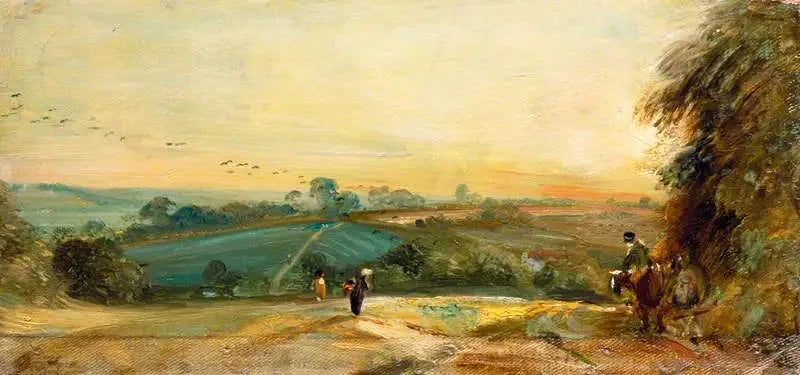 Höstsolnedgång - John Constable