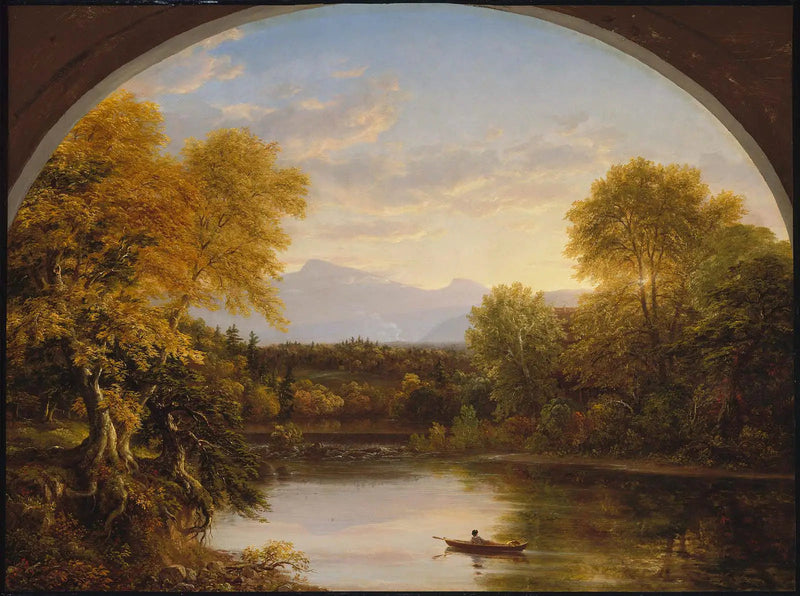 Solnedgång i Catskills - Thomas Cole