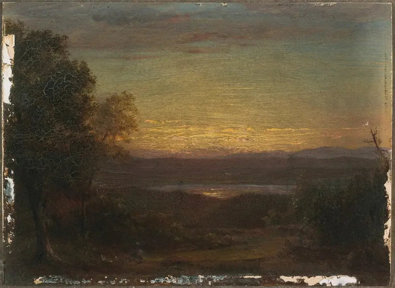 Solnedgång från Olana - Frederic Edwin Church