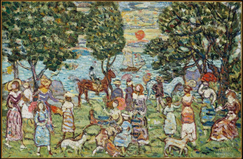 Solnedgång - Maurice Prendergast