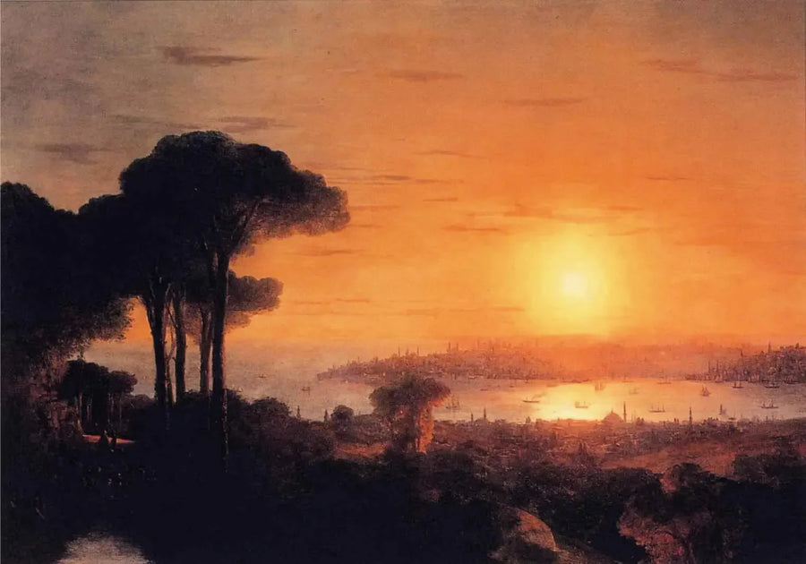 Solnedgång över Gyllene Hornet - Ivan Aïvazovski