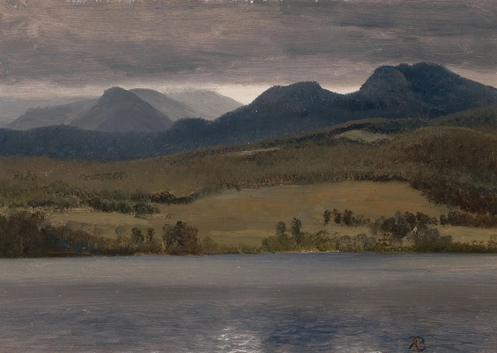 Coucher de soleil sur le lac - Albert Bierstadt - Alpha Reproduction