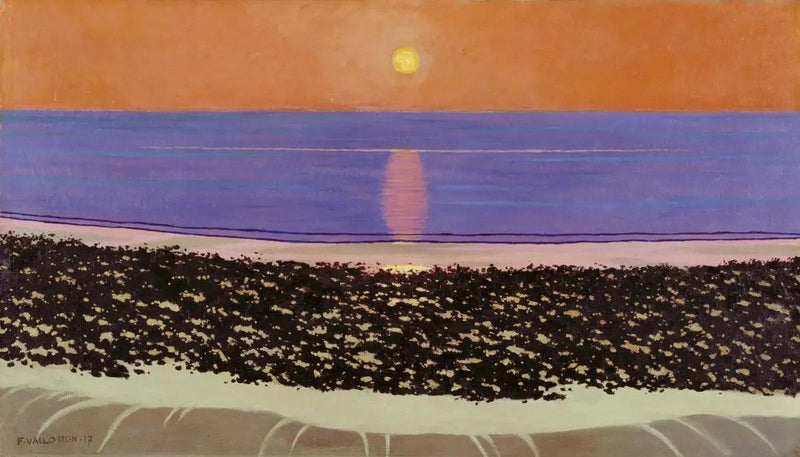 Solnedgång. Villerville - Félix Vallotton