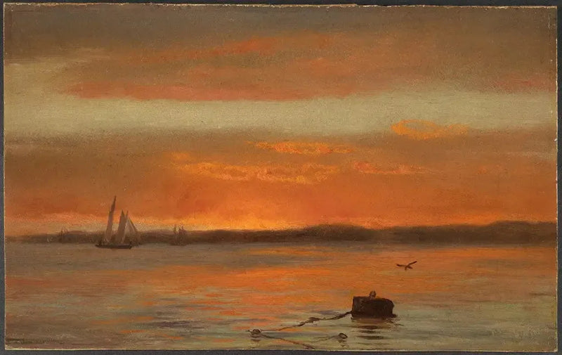 Solnedgång - William Bradford