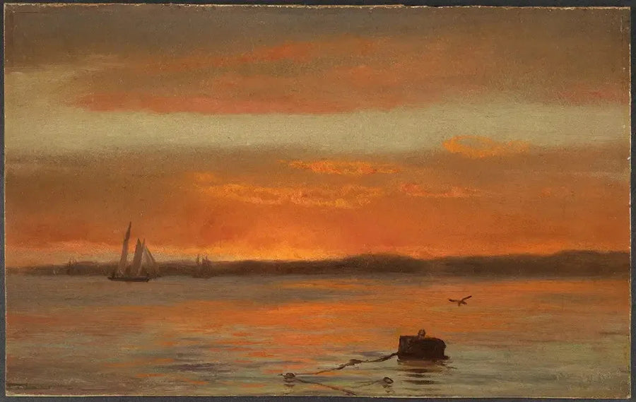 Solnedgång - William Bradford