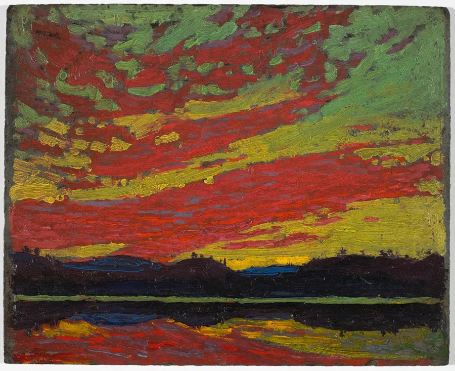 Solnedgång - Tom Thomson