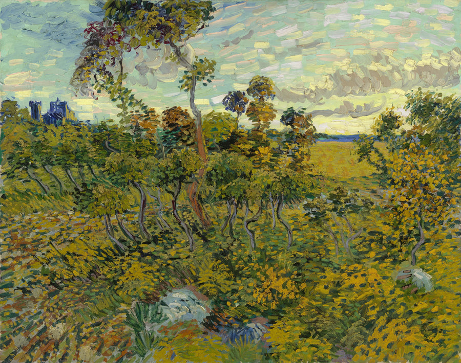 solnedgång vid Montmajour - Vincent van Gogh