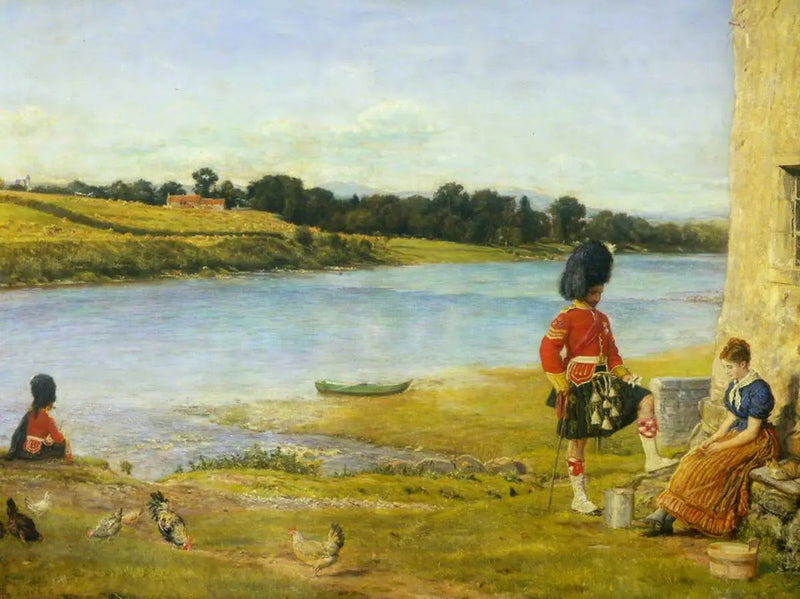 Rinnande mot havet - John Everett Millais