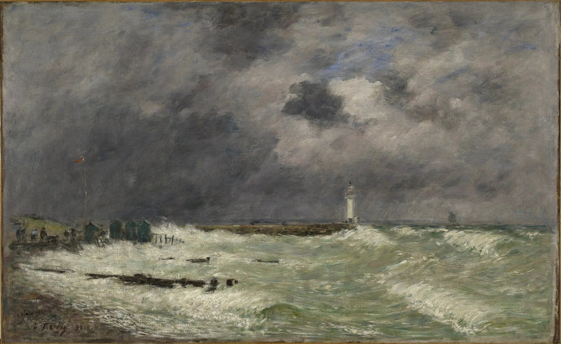 Vindpust framför Frascati, Le Havre - Eugène Boudin