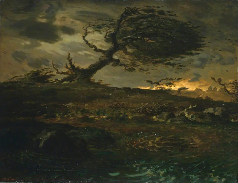 Vindstöt - Jean-François Millet